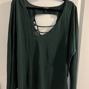 Green blouse from Express
